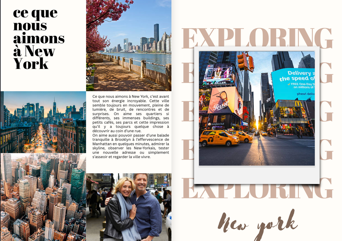 Magazine voyage et vacances à New York