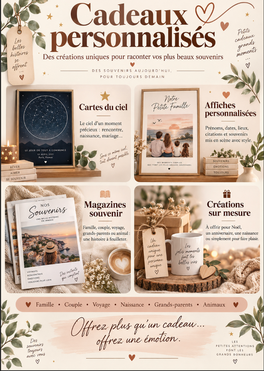 Cadeau personnalisé : comment choisir un cadeau unique et vraiment mémorable ?