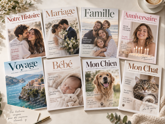 Magazine personnalisé : le cadeau original pour raconter une histoire unique
