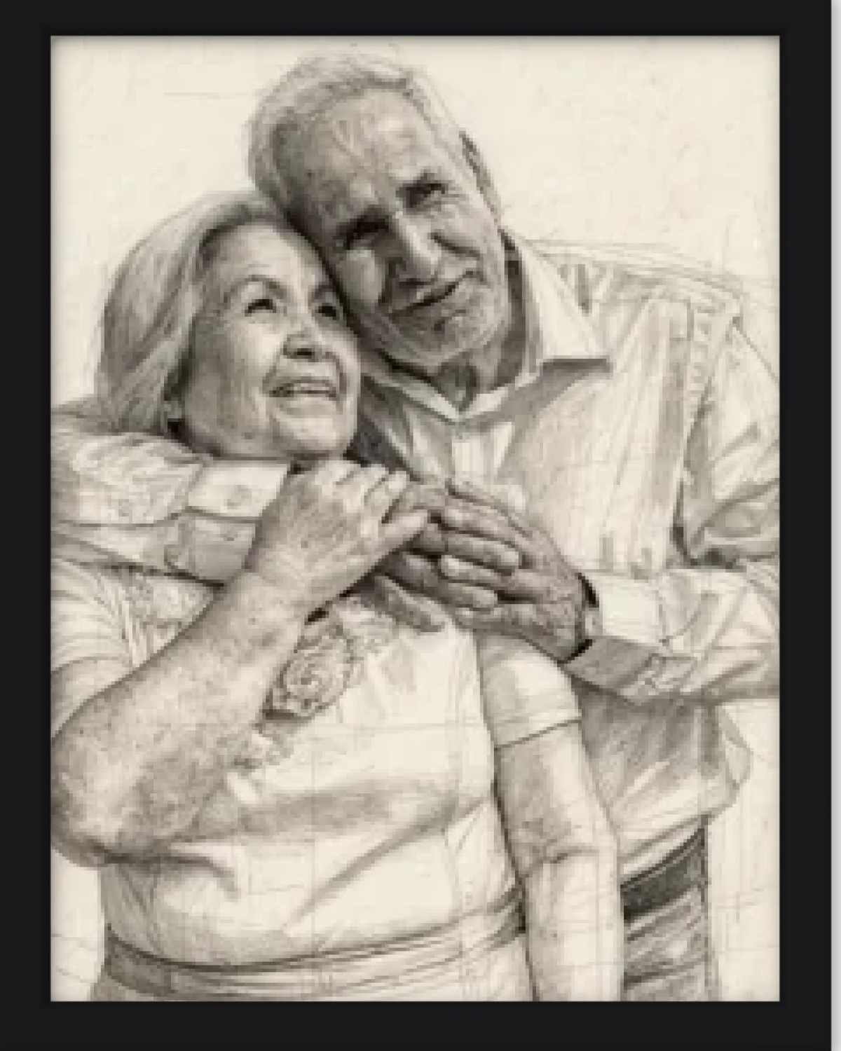 Affiche personnalisée  - Votre photo  en illustration Croquis de carnet d’artiste