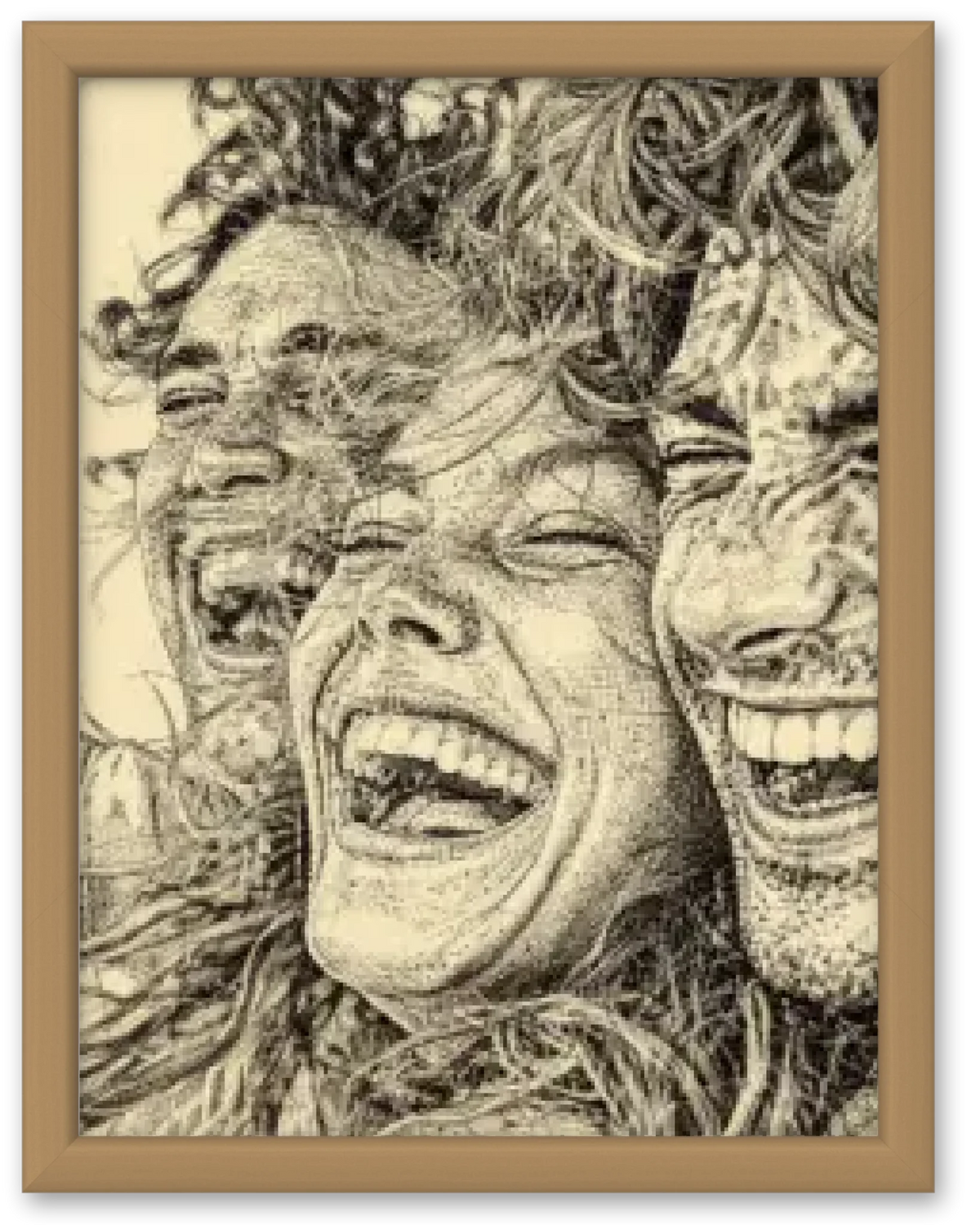 Affiche personnalisée  - Votre photo  en illustration Gravure contemporaine