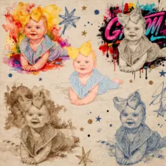 Coussin personnalisé photo de votre enfant ou votre famille