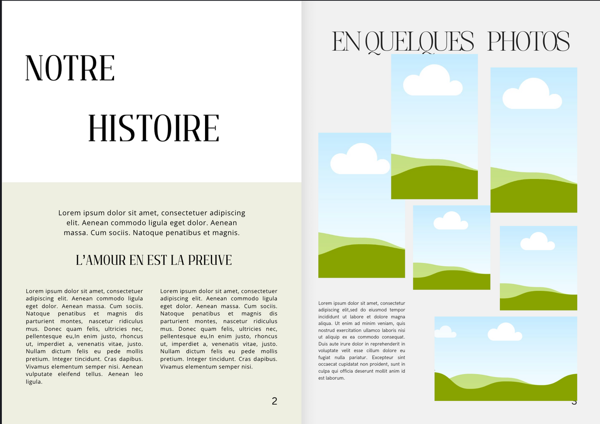 Magazine Mariage personnalisé