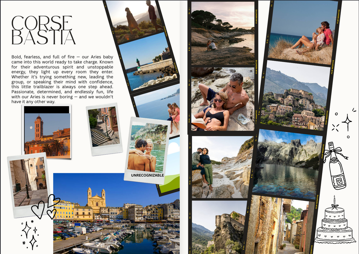 magazines voyages personnalisé vacances en Corse