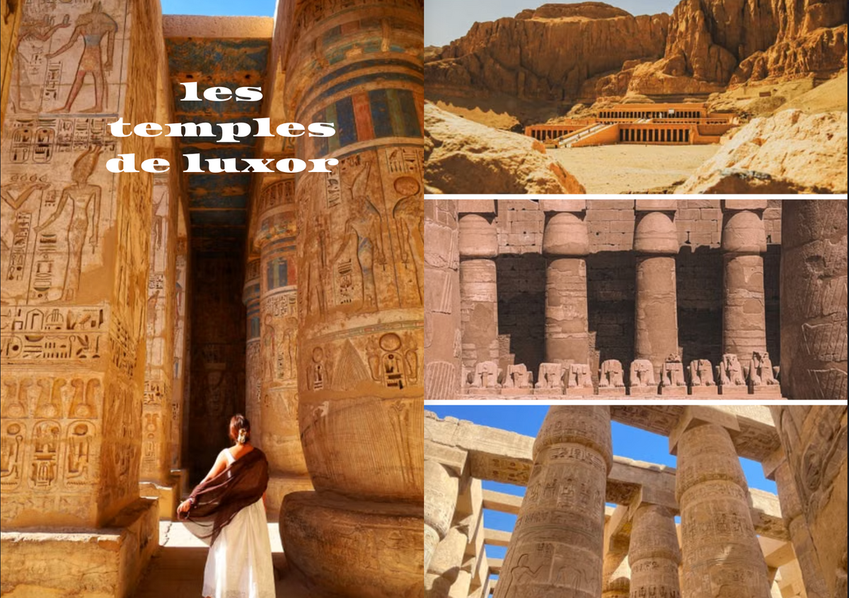 Magazine vacances en Egypte modifiable