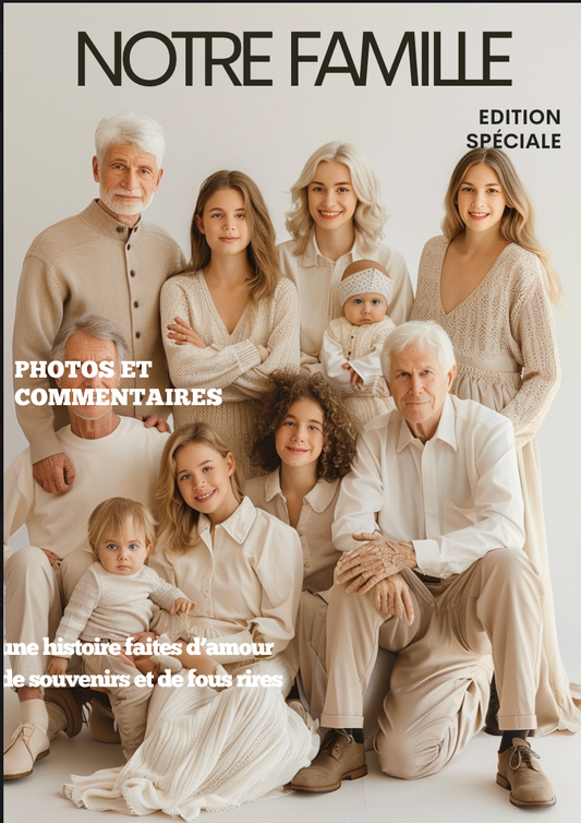 Magazine famille personnalisé