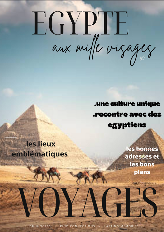 Magazine vacances en Egypte modifiable